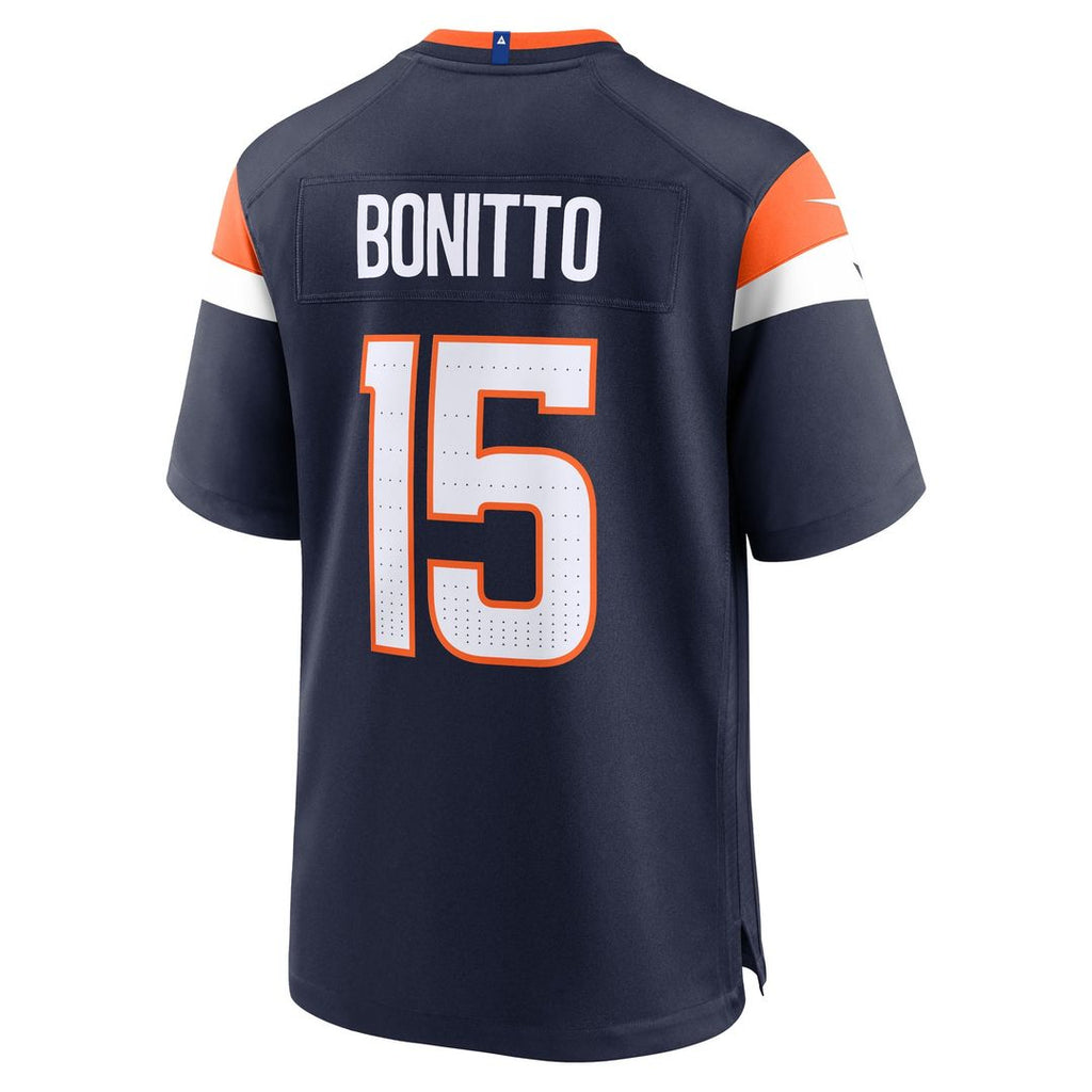 Men's Nike Denver Broncos Nik Bonitto Orange Team Game NFL Jersey
