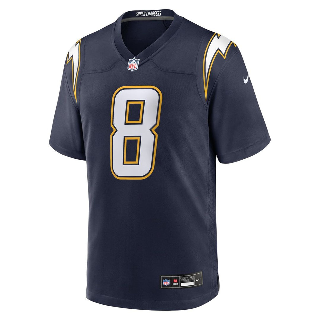 Men's Nike Los Angeles Chargers Omarion Hampton Powder Blue Game Player NFL Jersey
