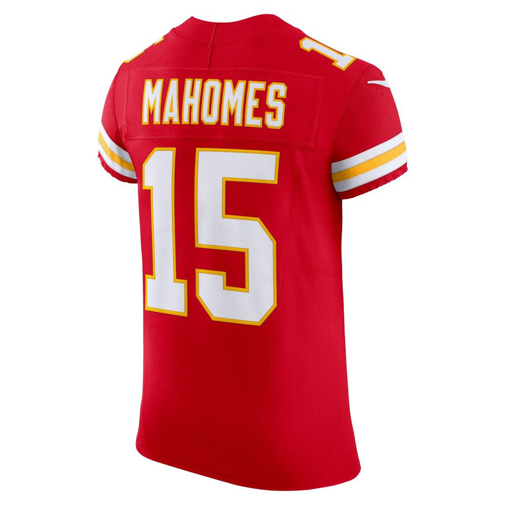 Men's Nike Kansas City Chiefs Patrick Mahomes Red Vapor F.U.S.E. Elite NFL Jersey