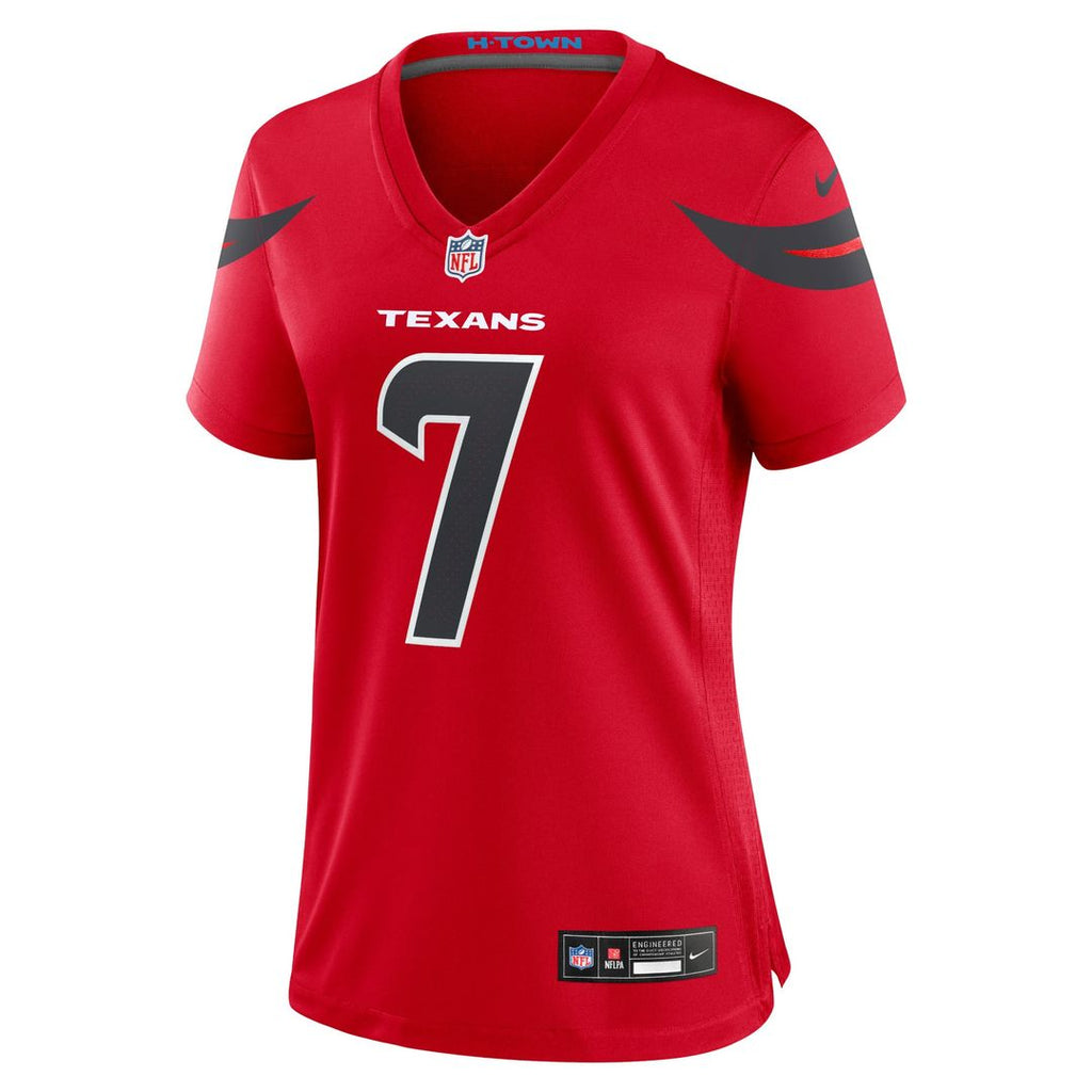 Women's Nike Houston Texans C.J. Stroud Red Alternate Game NFL Jersey