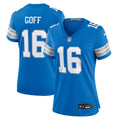 Women's Nike Detroit Lions Jared Goff Blue Game NFL Jersey