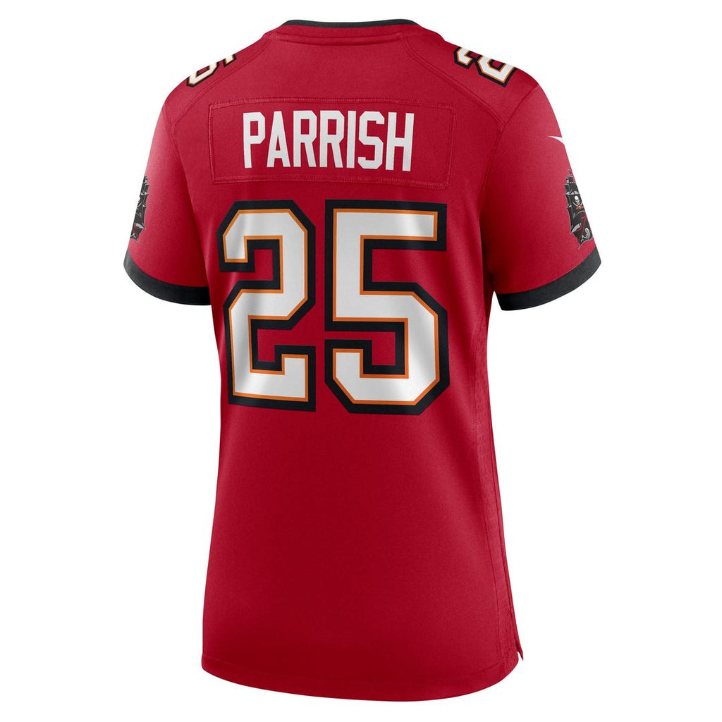 Women's Nike Tampa Bay Buccaneers Jacob Parrish Red Team Game NFL Jersey