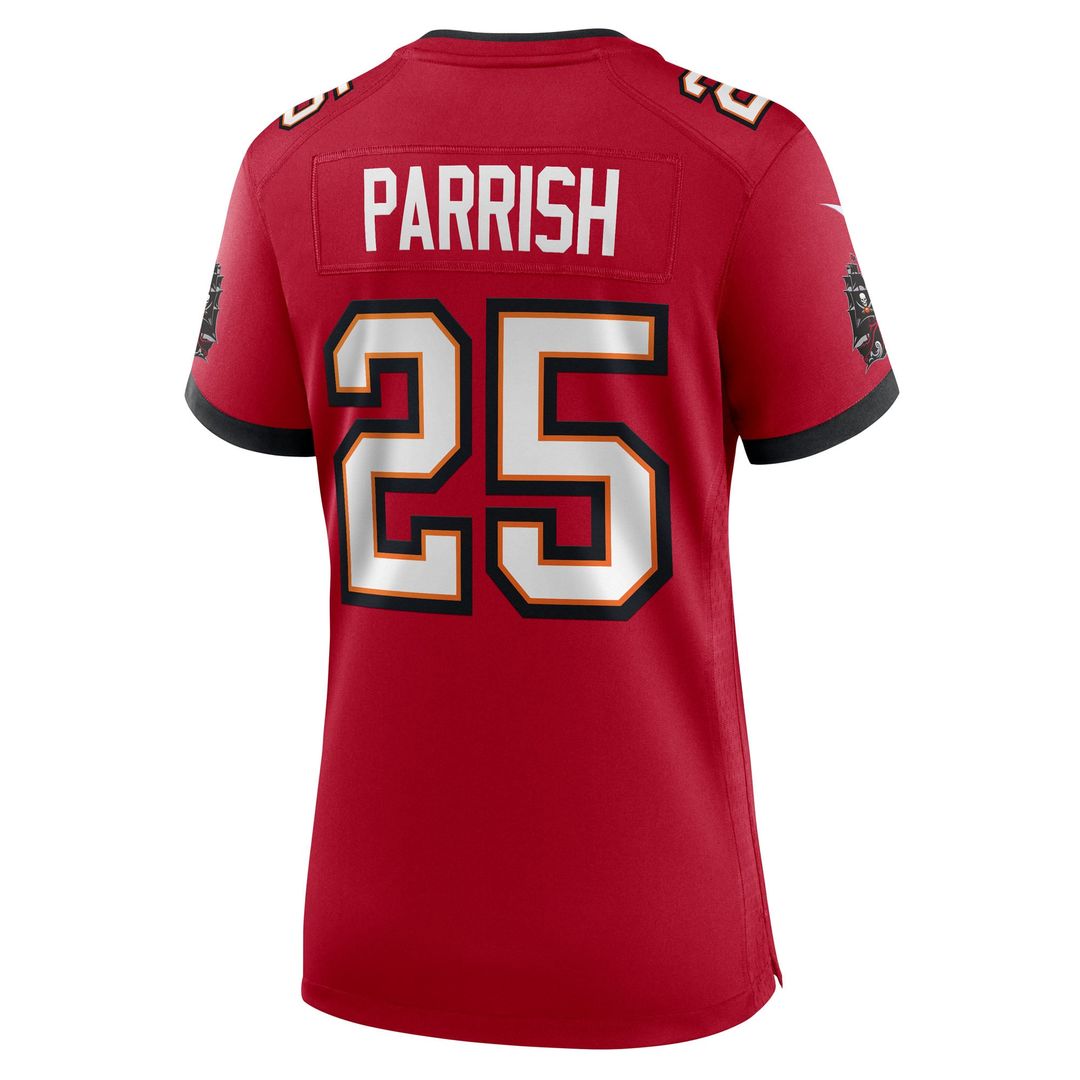 Women's Nike Tampa Bay Buccaneers Jacob Parrish Red Team Game NFL Jersey