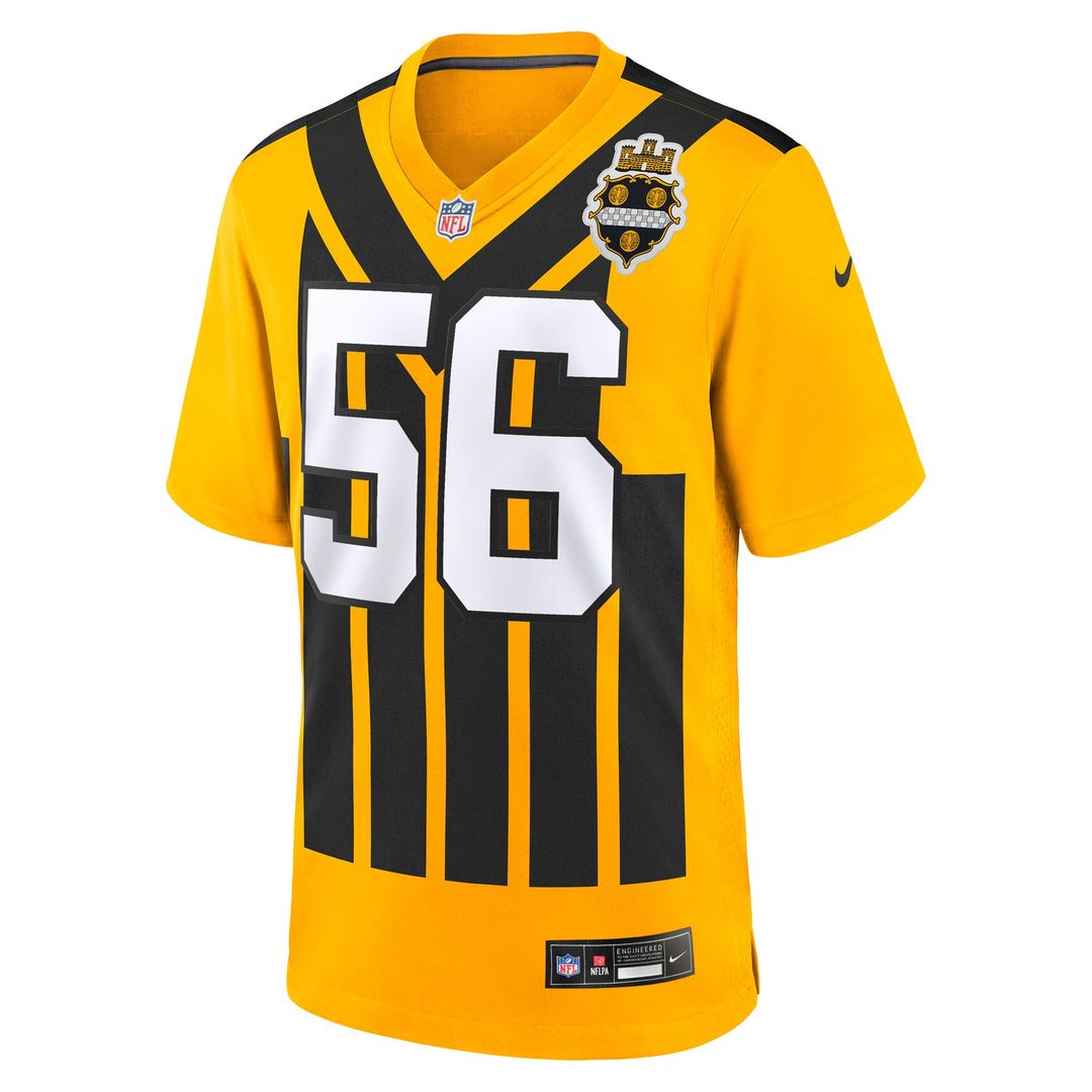 Men's Nike Pittsburgh Steelers Alex Highsmith Gold Alternate Game NFL Jersey