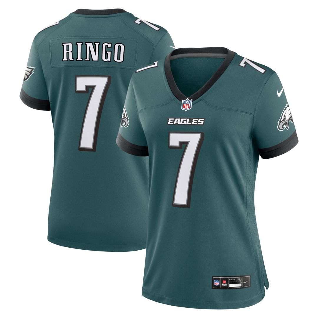 Women's Nike Philadelphia Eagles Kelee Ringo Midnight Green Team Game NFL Jersey