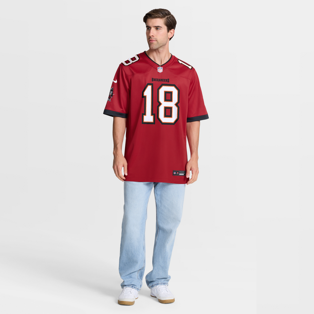 Men's Nike Tampa Bay Buccaneers Josh Williams Red Team Game NFL Jersey