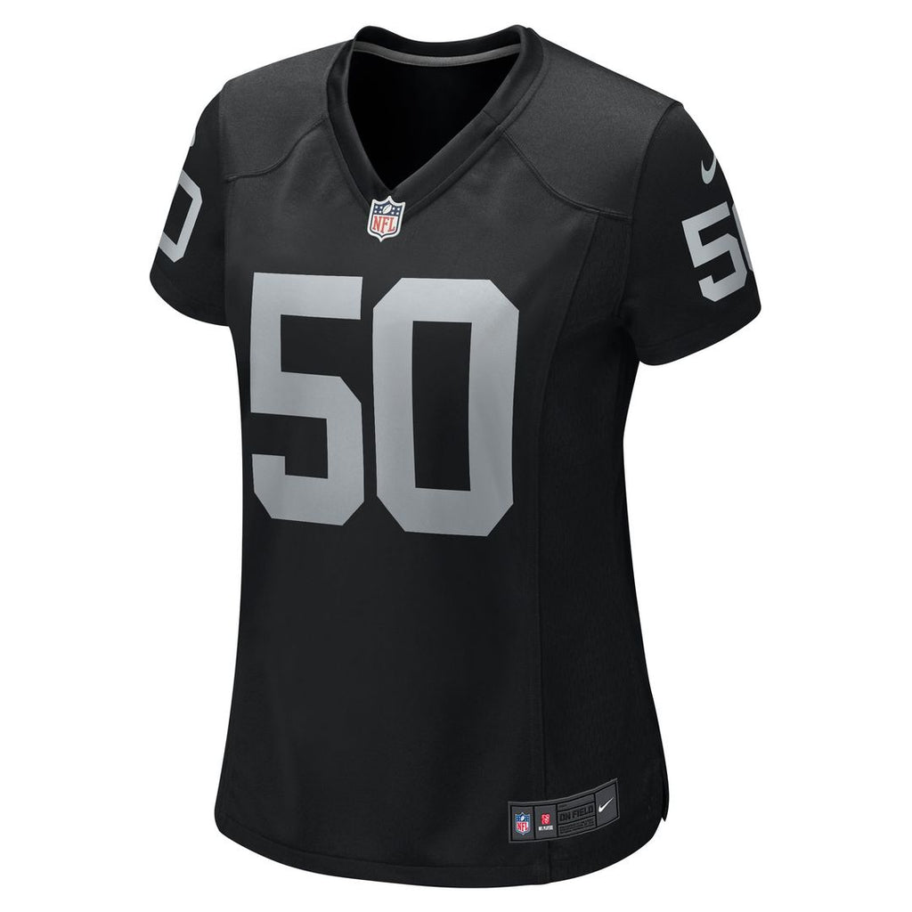 Women's Nike Las Vegas Raiders Jacob Bobenmoyer Black Game Player NFL Jersey