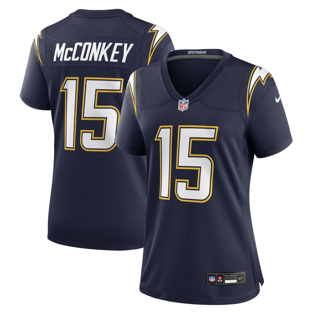 Women's Nike Los Angeles Chargers Ladd McConkey Navy Alternate Super Chargers Game NFL Jersey