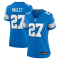 Women's Nike Detroit Lions Arthur Maulet Blue Team Game NFL Jersey