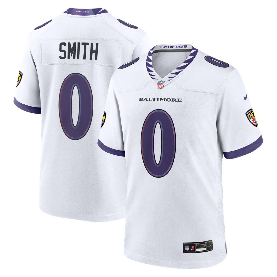 Men's Nike Baltimore Ravens Roquan Smith Black Alternate Game NFL Jersey
