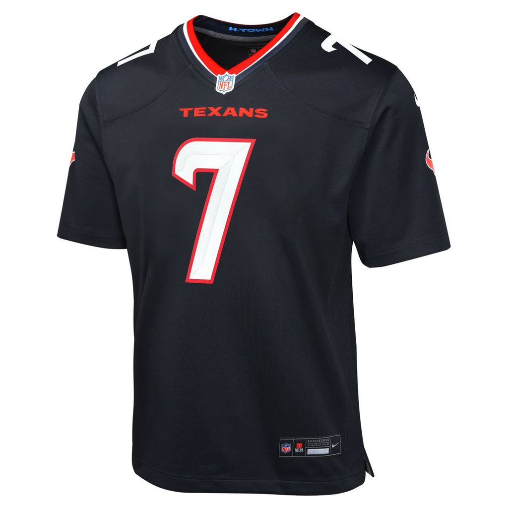 Youth Nike Houston Texans C.J. Stroud Navy Game NFL Jersey