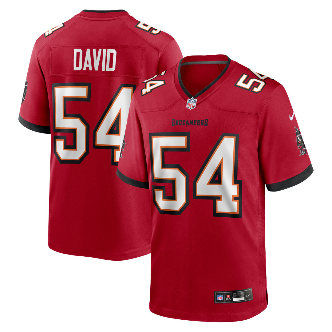 Men's Nike Tampa Bay Buccaneers Lavonte David Red Game NFL Jersey