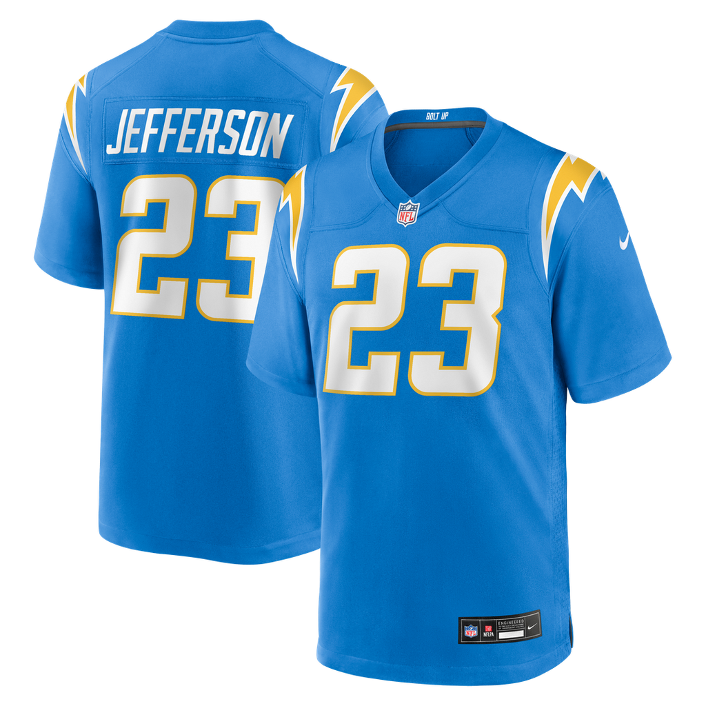 Men's Nike Los Angeles Chargers Tony Jefferson Powder Blue Team Game NFL Jersey