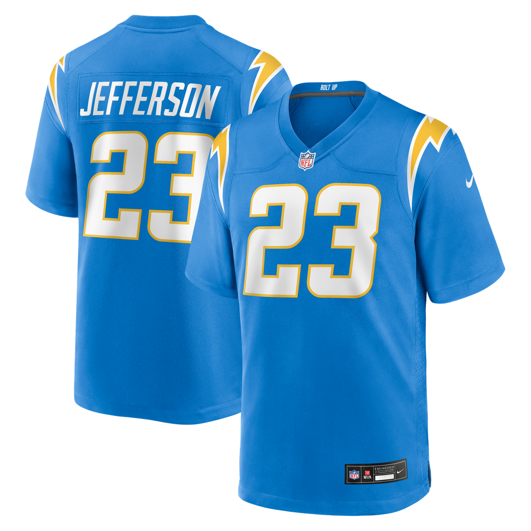 Men's Nike Los Angeles Chargers Tony Jefferson Powder Blue Team Game NFL Jersey