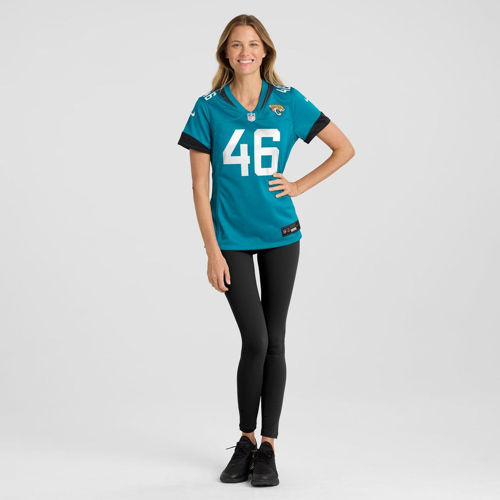 Women's Nike Jacksonville Jaguars Ross Matiscik Teal Game NFL Jersey