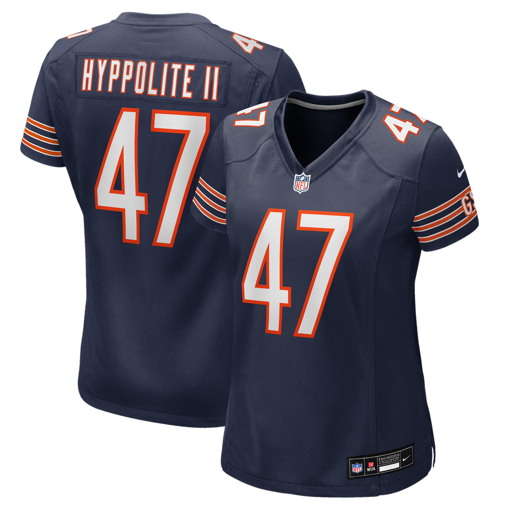 Women's Nike Chicago Bears Ruben Hyppolite II Navy Team Game NFL Jersey