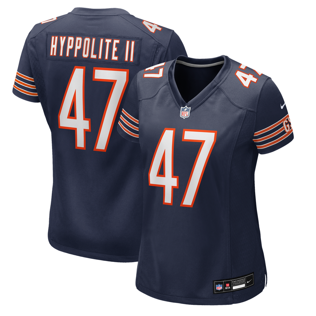 Women's Nike Chicago Bears Ruben Hyppolite II Navy Team Game NFL Jersey
