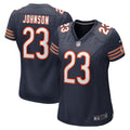 Women's Nike Chicago Bears Roschon Johnson Navy Team Game NFL Jersey