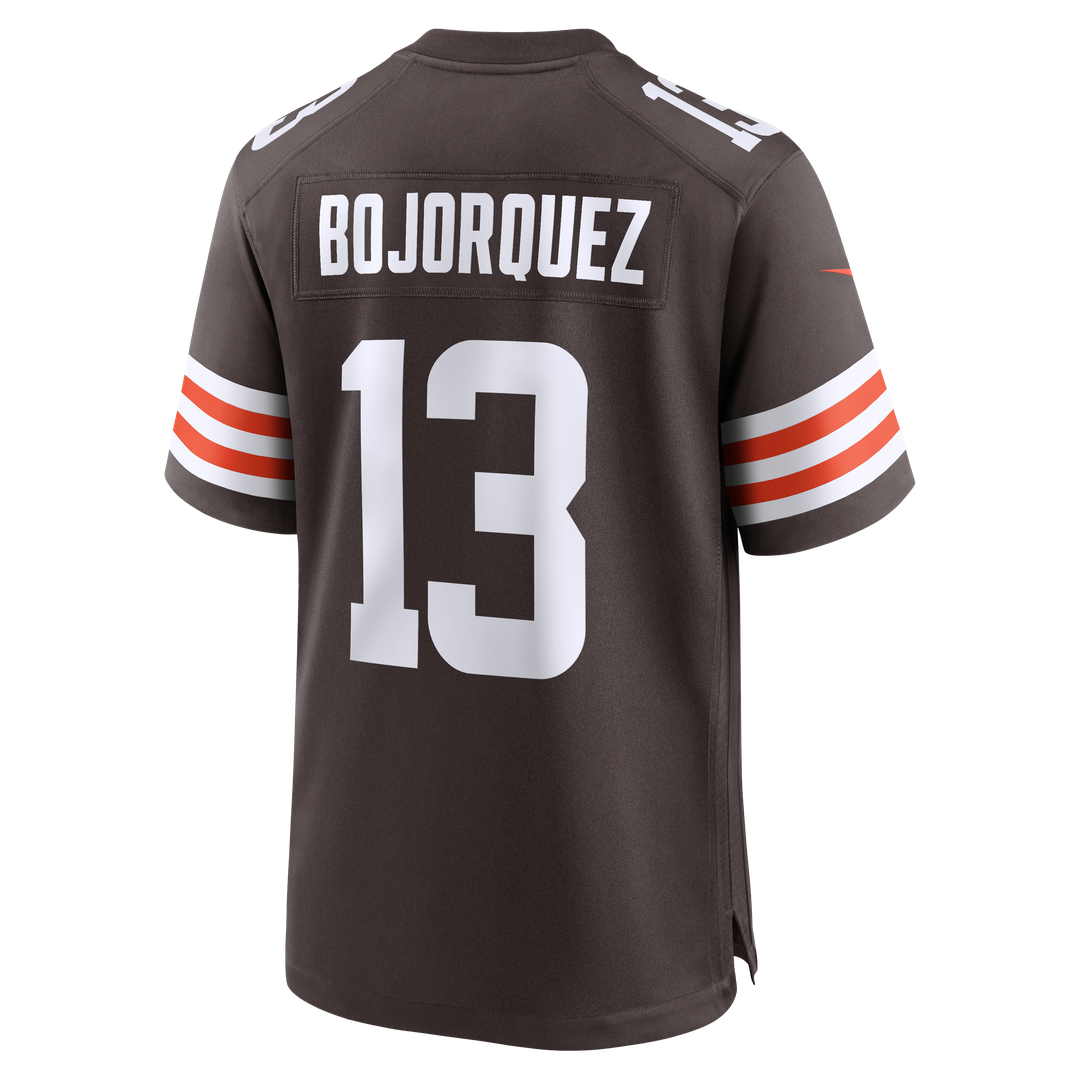 Men's Nike Cleveland Browns Corey Bojorquez Brown Game NFL Jersey