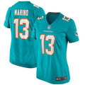 Women's Nike Miami Dolphins Dan Marino Aqua Game Retired Player NFL Jersey