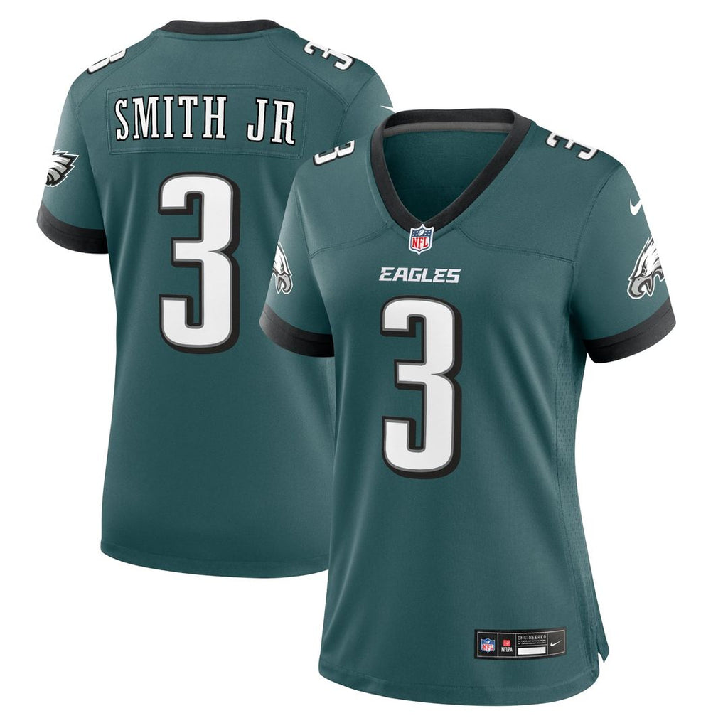 Women's Nike Philadelphia Eagles Nolan Smith Midnight Green Team Game NFL Jersey