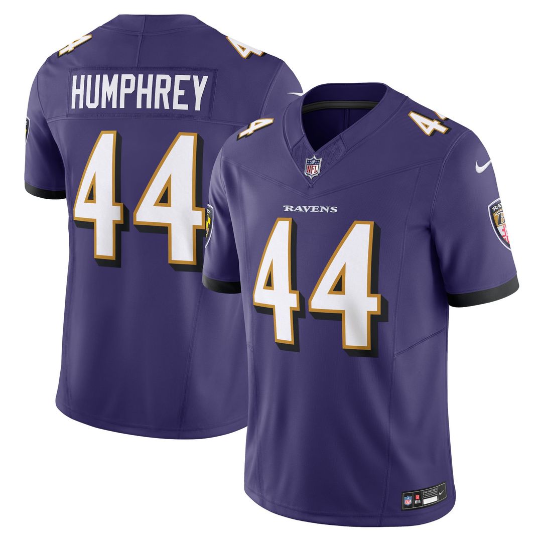 Men's Nike Baltimore Ravens Marlon Humphrey Purple Vapor F.U.S.E. Limited NFL Jersey