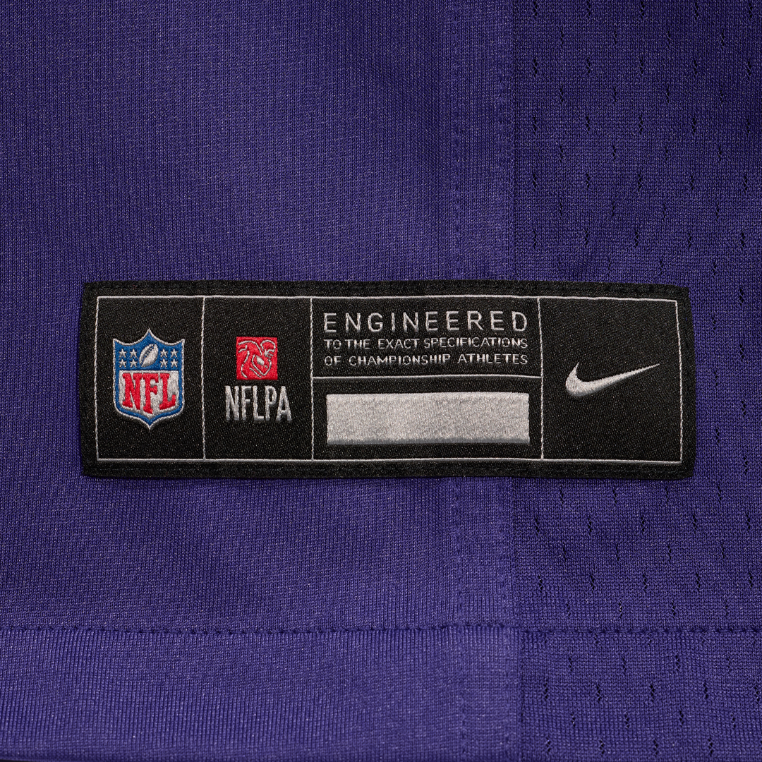 Men's Nike Baltimore Ravens Jay Higgins IV Purple Team Game NFL Jersey