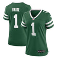 Women's Nike New York Jets Number 1 Bride Legacy Green Game NFL Jersey