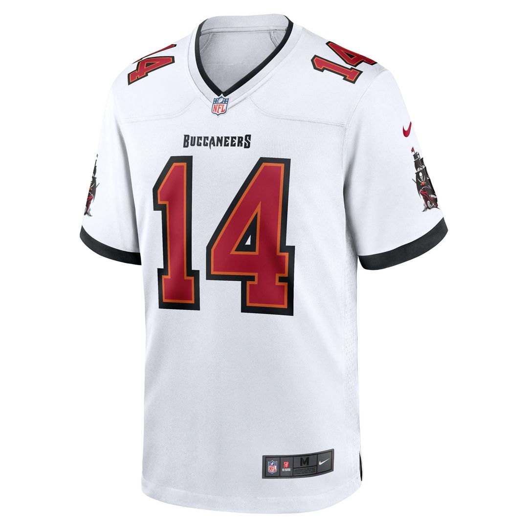 Men's Nike Tampa Bay Buccaneers Chris Godwin Jr. White Game Player NFL Jersey