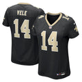 Women's Nike New Orleans Saints Devaughn Vele Black Team Game NFL Jersey