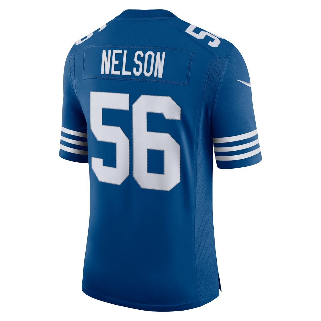 Men's Nike Indianapolis Colts Quenton Nelson Royal Alternate Vapor Limited NFL Jersey