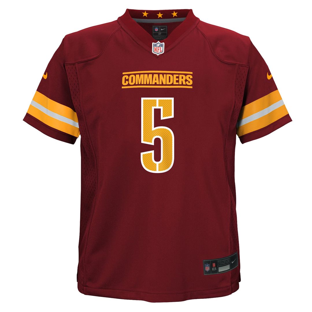 Toddler Nike Washington Commanders Jayden Daniels Black Alternate Game NFL Jersey