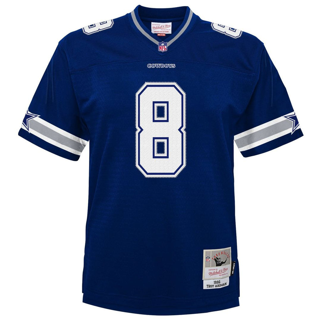 Toddler Mitchell & Ness Dallas Cowboys Troy Aikman Navy 1996 Retired Legacy NFL Jersey
