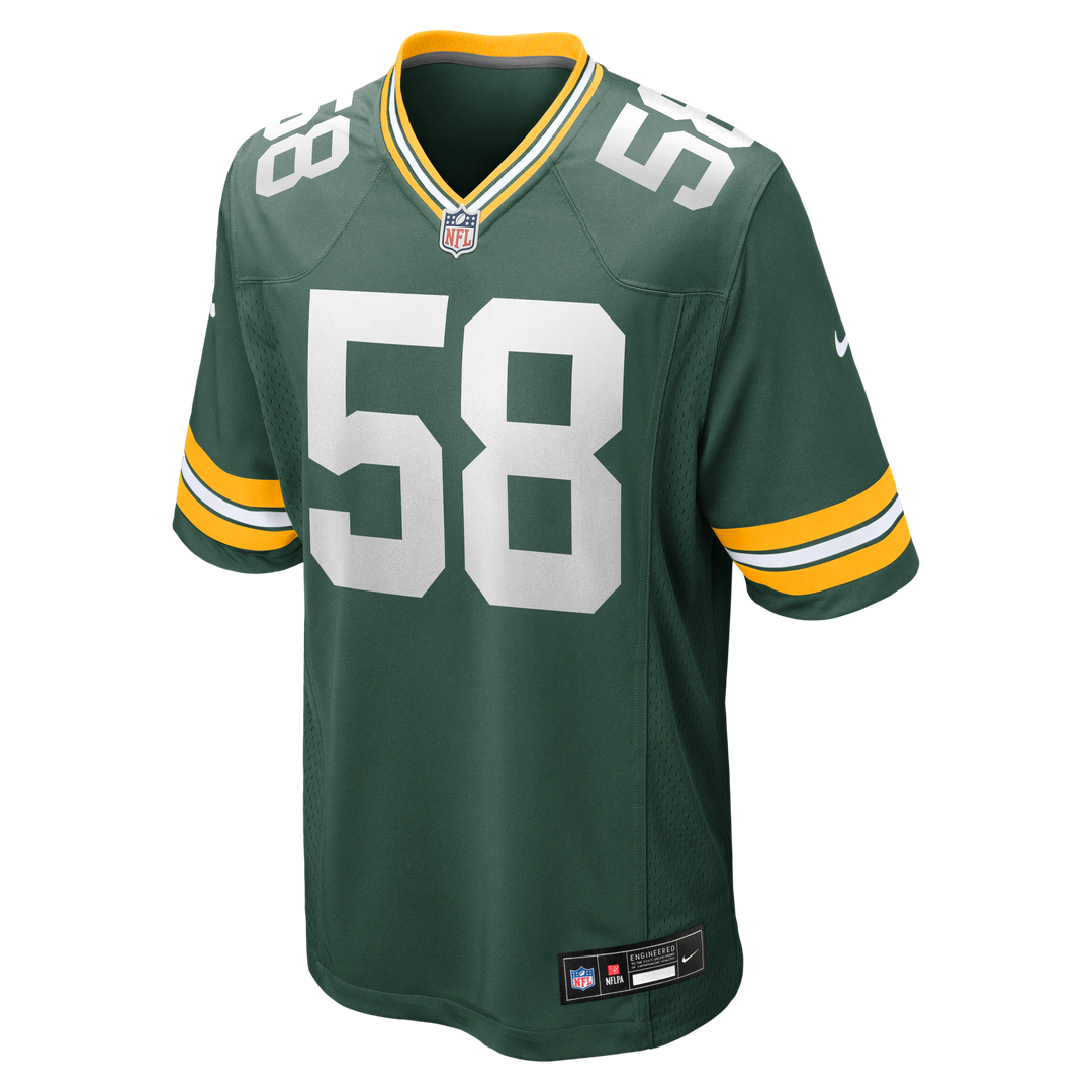 Men's Nike Green Bay Packers Isaiah McDuffie Green Game NFL Jersey