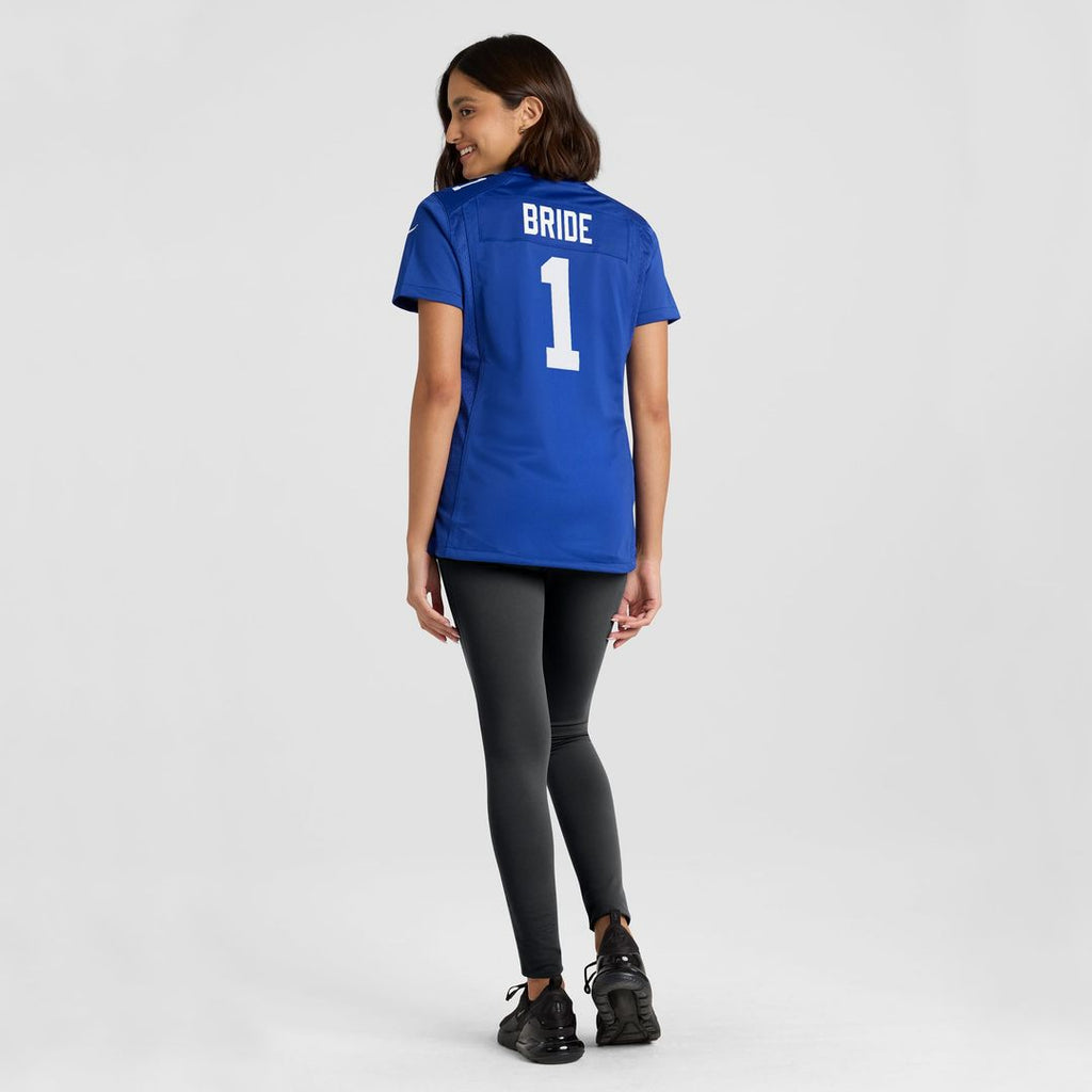 Women's Nike New York Giants Number 1 Bride Royal Game NFL Jersey