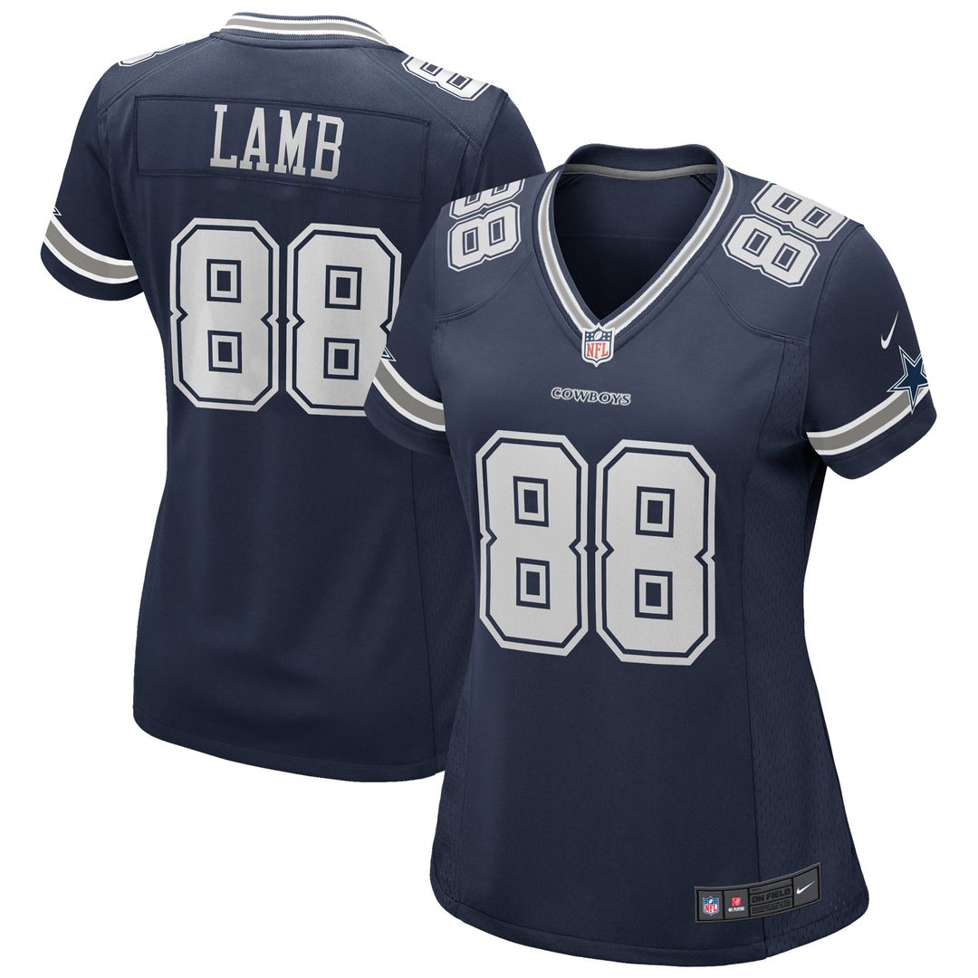 Women's Nike Dallas Cowboys CeeDee Lamb White 2nd Alternate Game NFL Jersey