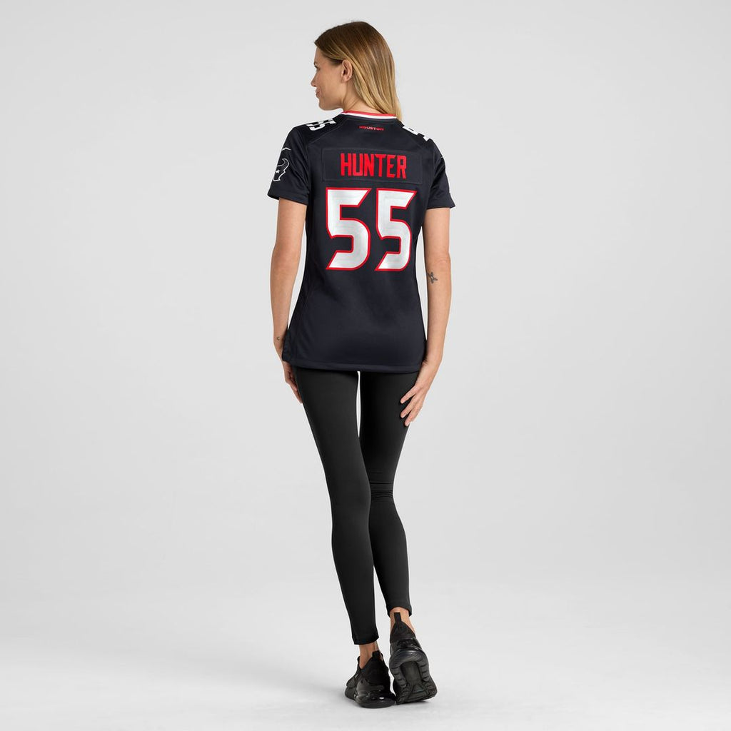 Women's Nike Houston Texans Danielle Hunter Navy Team Game NFL Jersey