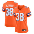 Women's Nike Denver Broncos Jaleel McLaughlin Orange Mile High Collection 1977 Throwback Player Game NFL Jersey
