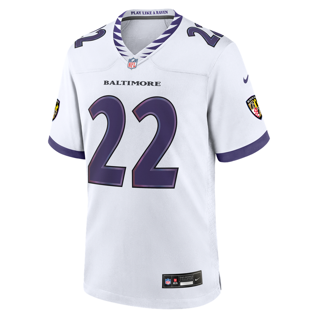 Men's Nike Baltimore Ravens Derrick Henry Black Alternate Game NFL Jersey