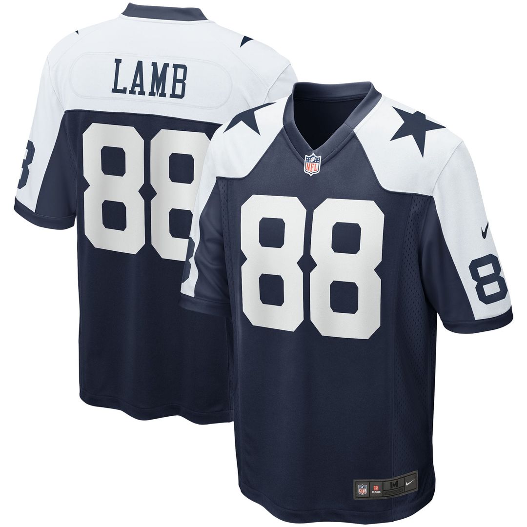 Men's Nike Dallas Cowboys CeeDee Lamb White Alternate Game Team NFL Jersey