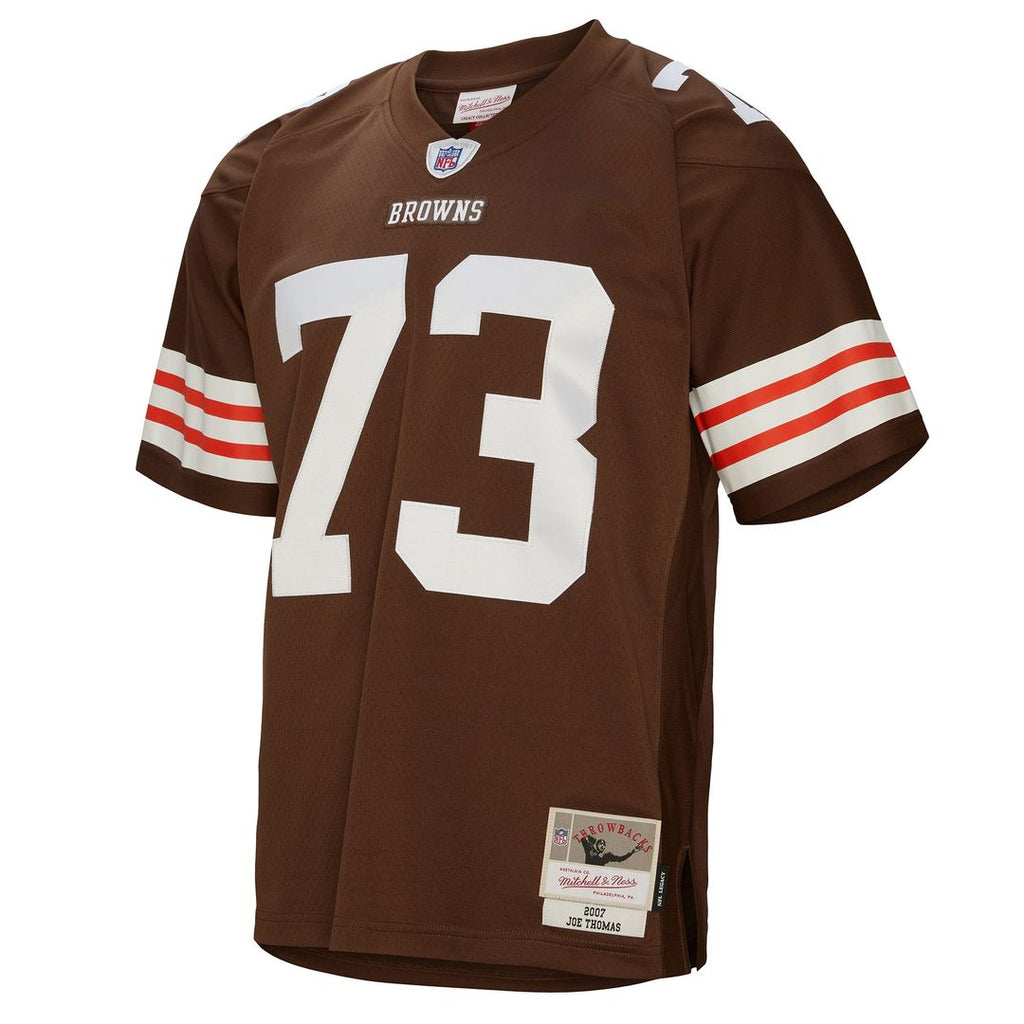 Men's Mitchell & Ness Cleveland Browns Joe Thomas Brown Legacy Replica NFL Jersey