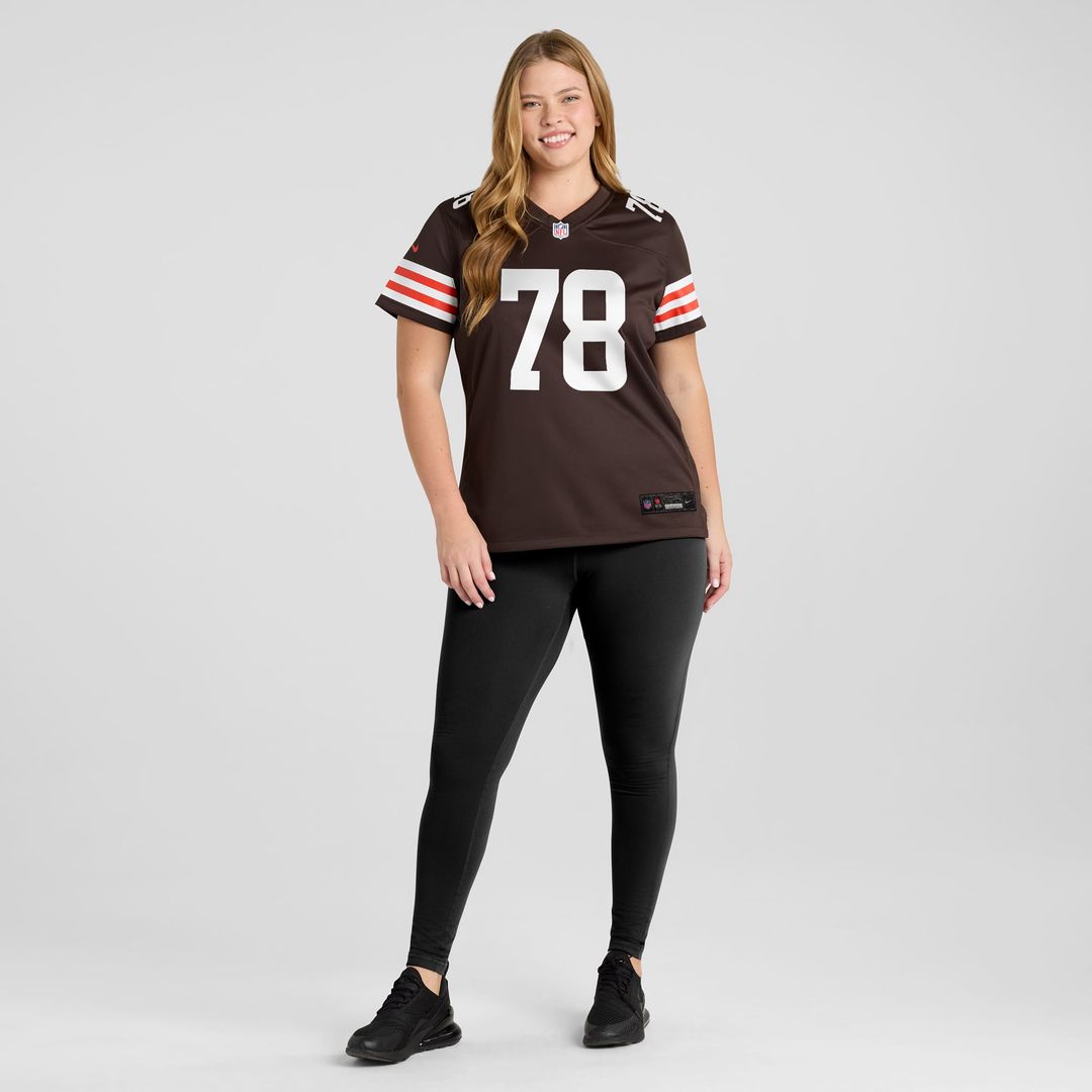 Women's Nike Cleveland Browns Jack Conklin Brown Player Game NFL Jersey
