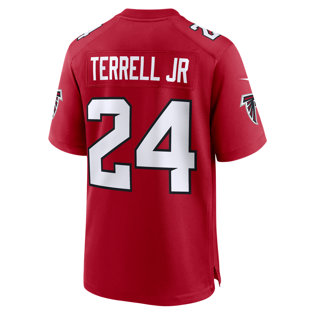 Men's Nike Atlanta Falcons A.J. Terrell White Game NFL Jersey