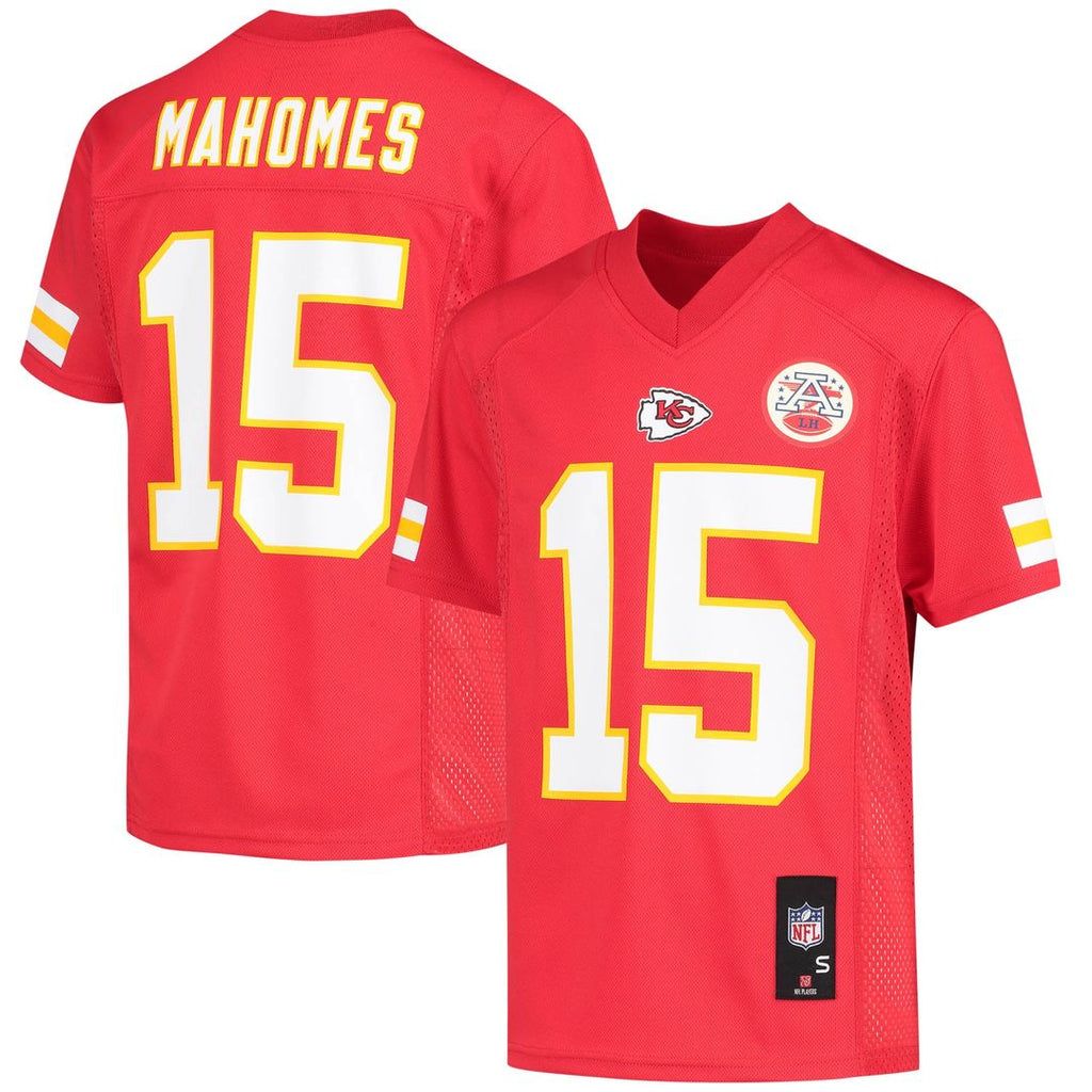 Youth Kansas City Chiefs Patrick Mahomes Red Replica Player NFL Jersey