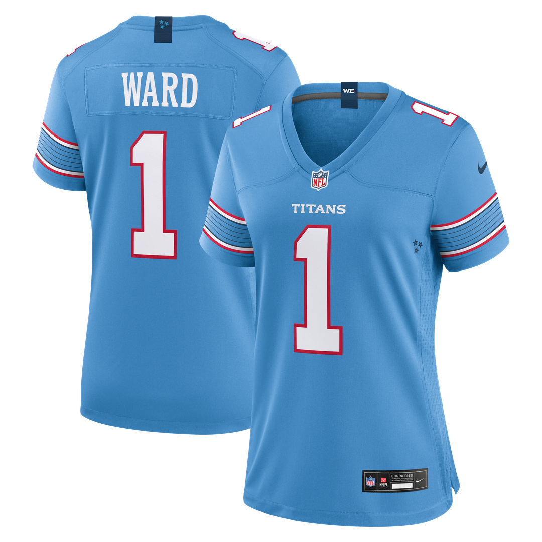 Women's Nike Tennessee Titans Cameron Ward Light Blue Game NFL Jersey