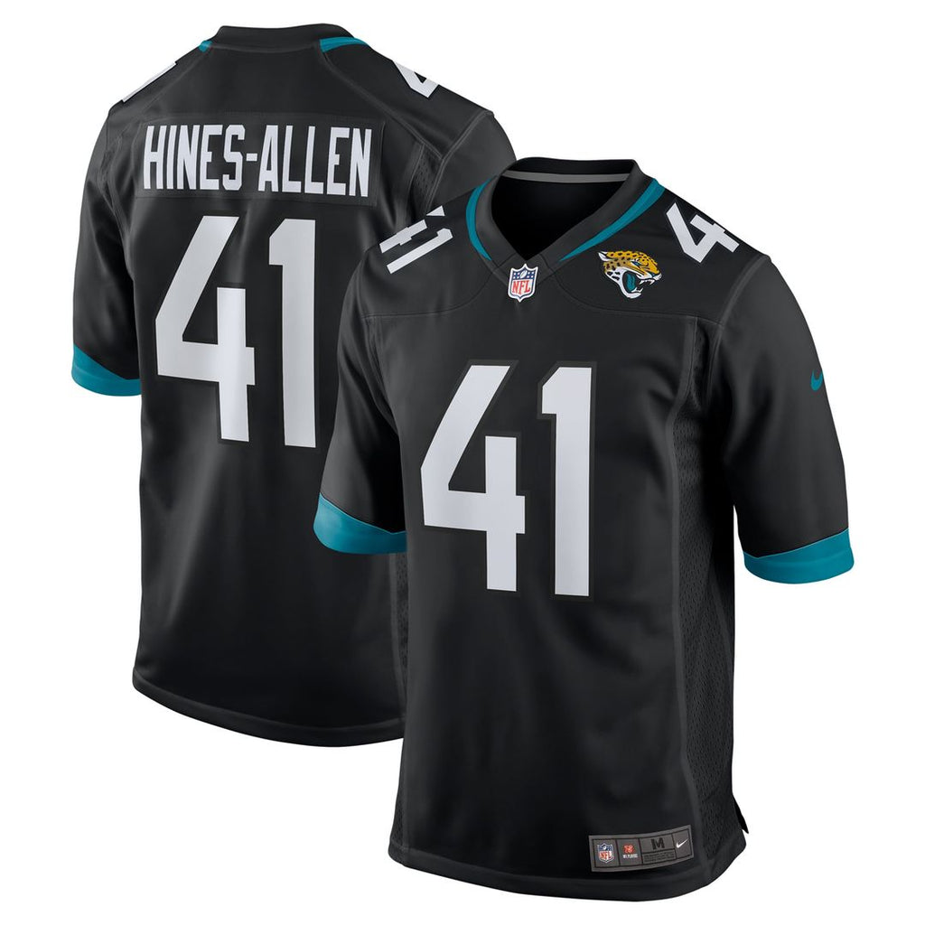 Men's Nike Jacksonville Jaguars Josh Hines-Allen Black Alternate Game NFL Jersey