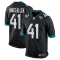 Men's Nike Jacksonville Jaguars Josh Hines-Allen Black Alternate Game NFL Jersey