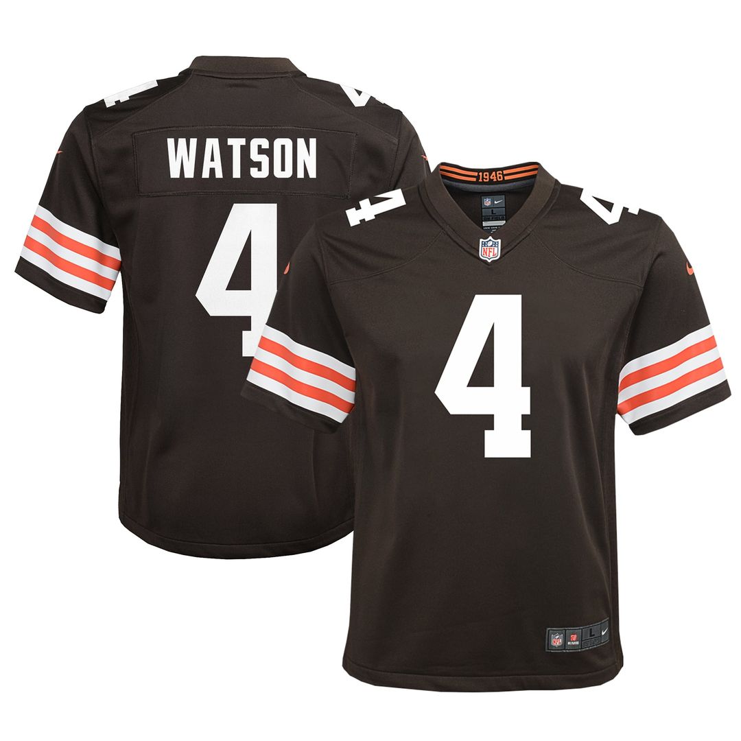 Youth Nike Cleveland Browns Deshaun Watson Brown Game NFL Jersey