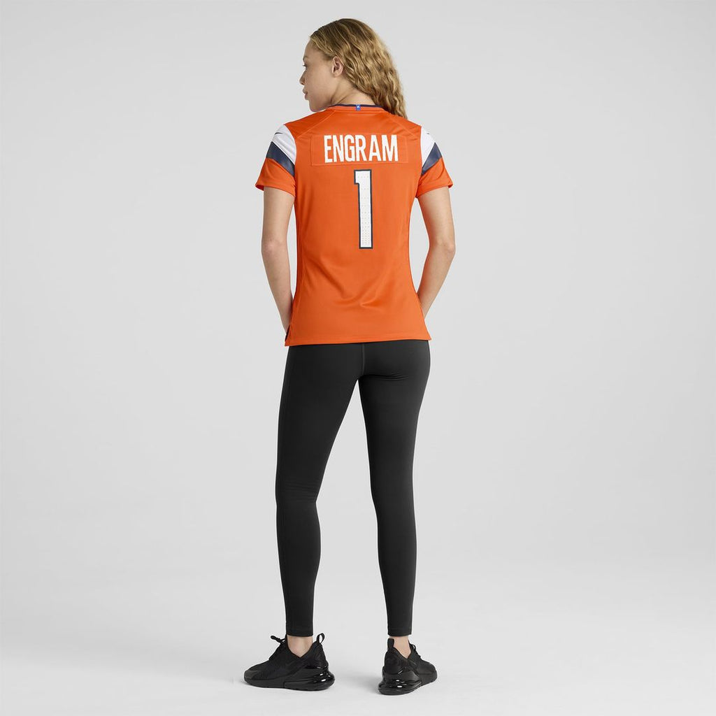 Women's Nike Denver Broncos Evan Engram Orange Team Game NFL Jersey