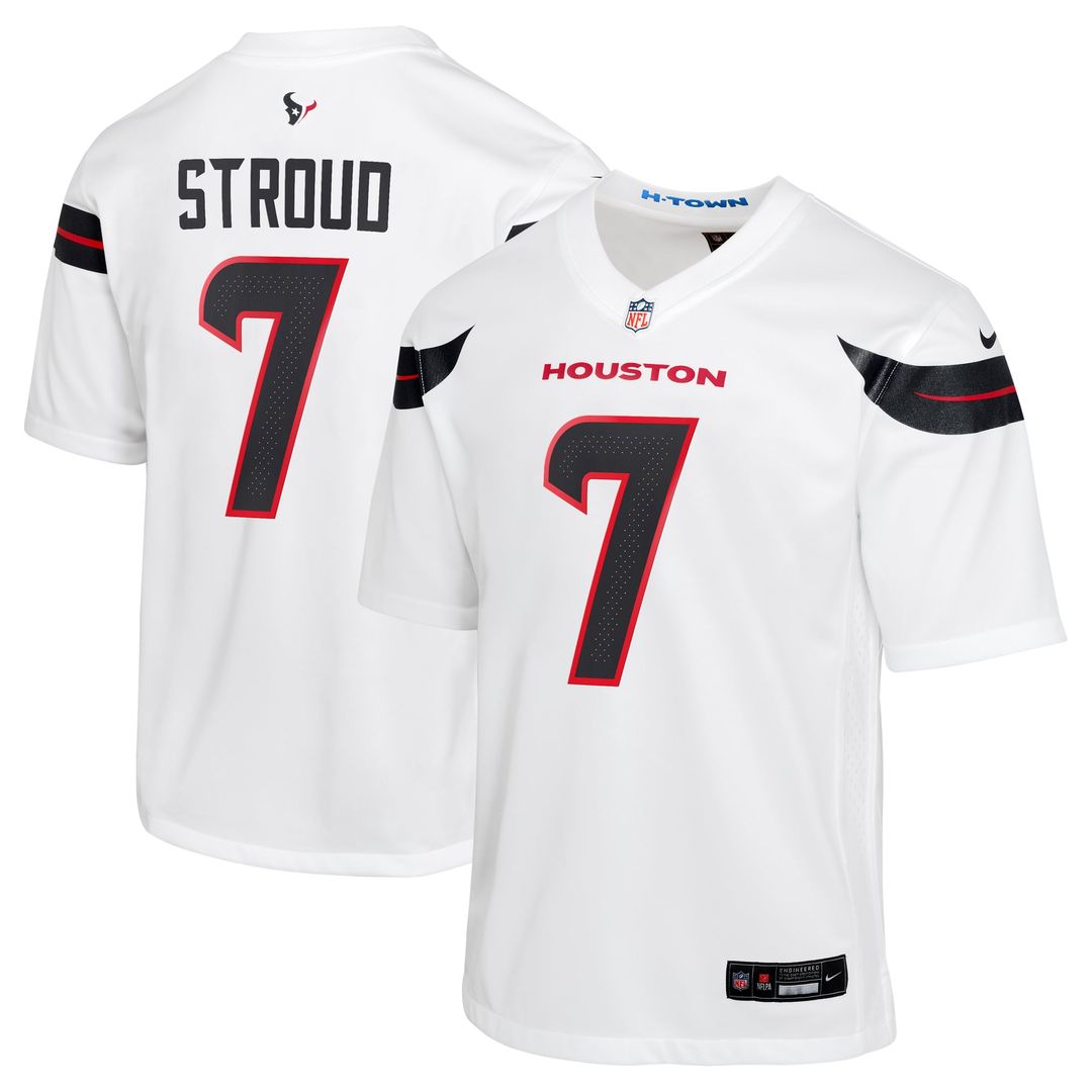 Youth Nike Houston Texans C.J. Stroud Navy Game NFL Jersey